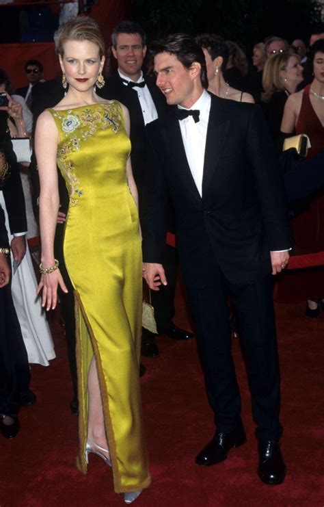 Chartreuse Dior dress of Nicole Kidman 